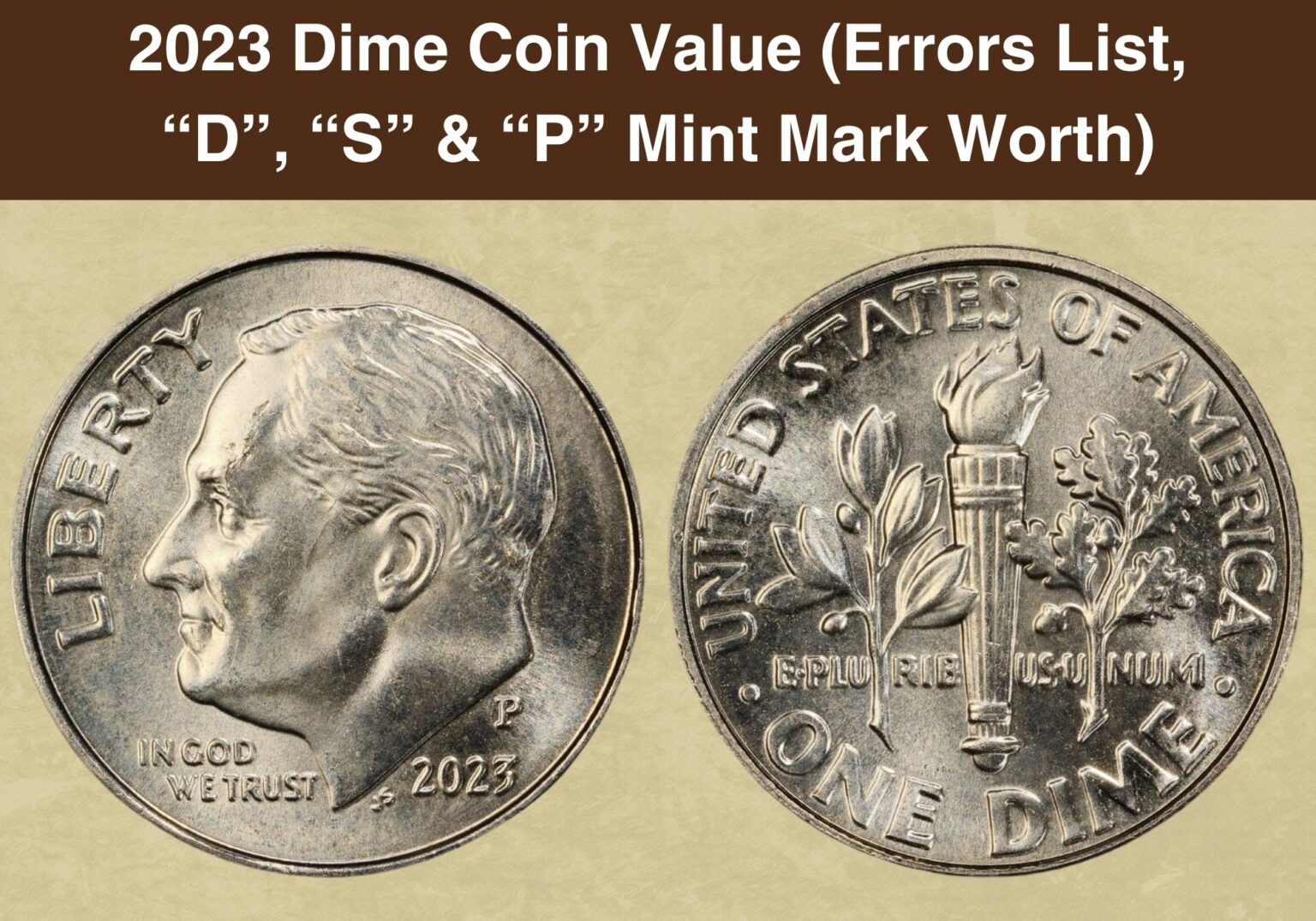 1944 Dime Coin Value Errors List D S No Mint Mark Worth