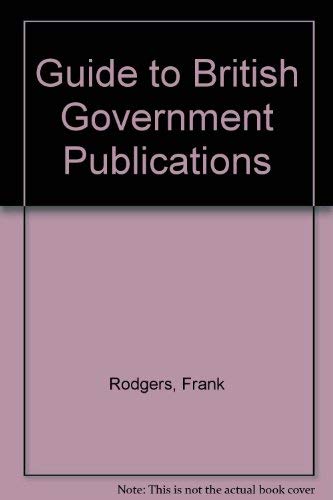 9780824206178 Guide To British Government Publications Abebooks