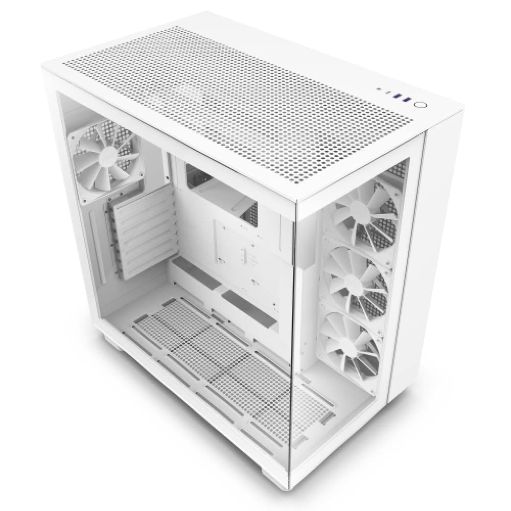 Customer Reviews Nzxt H9 Flow Atx Mid Tower Case With Dual Chamber