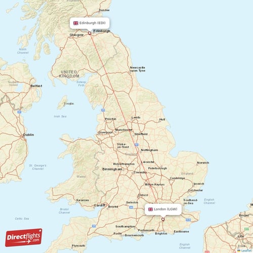 Direct Non Stop Flights From London To Edinburgh Schedules