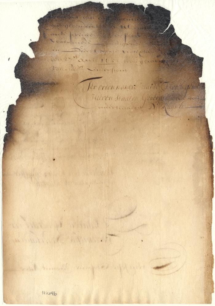 Document Letter To The Amsterdam Chamber Covering The Preceding