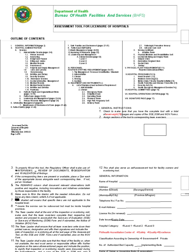 Doh Ncp Assessment Tool Fill Online Printable Fillable Blank