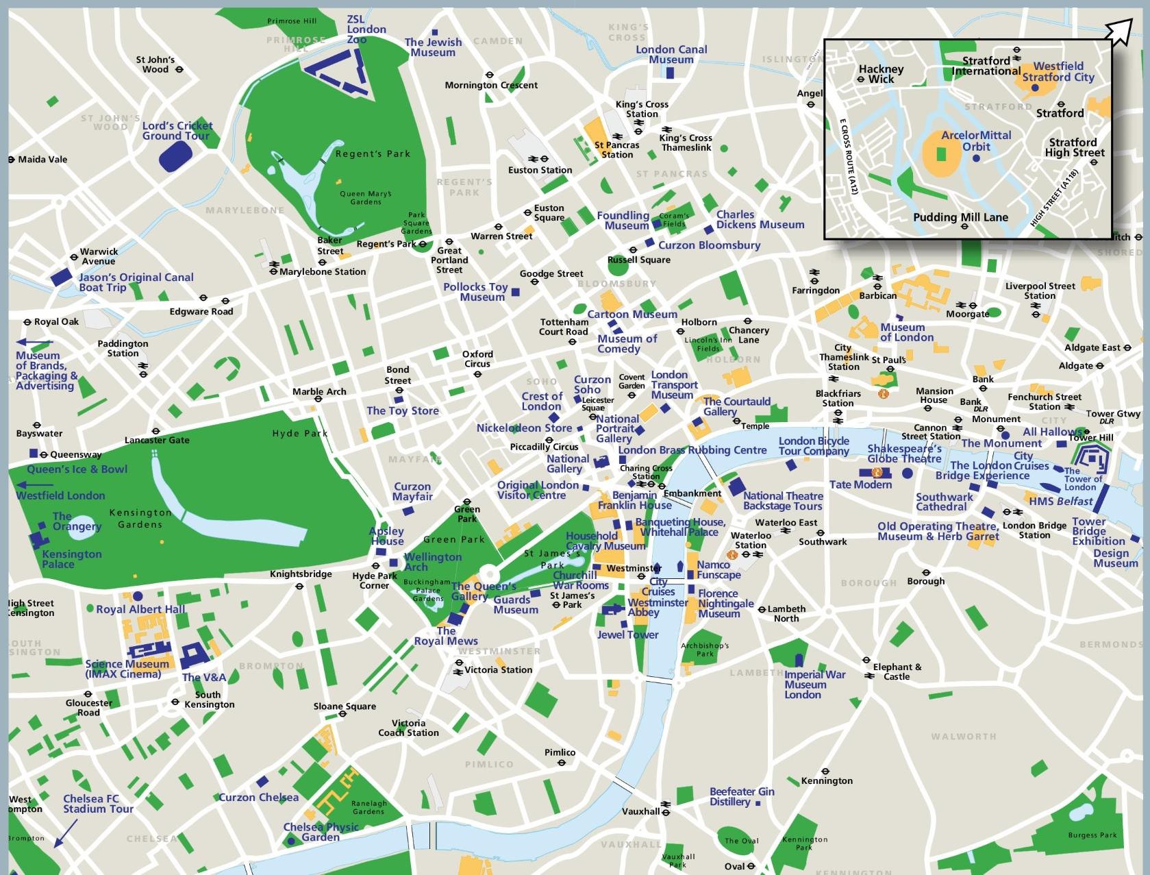 London Tourist Map: Explore Every Corner