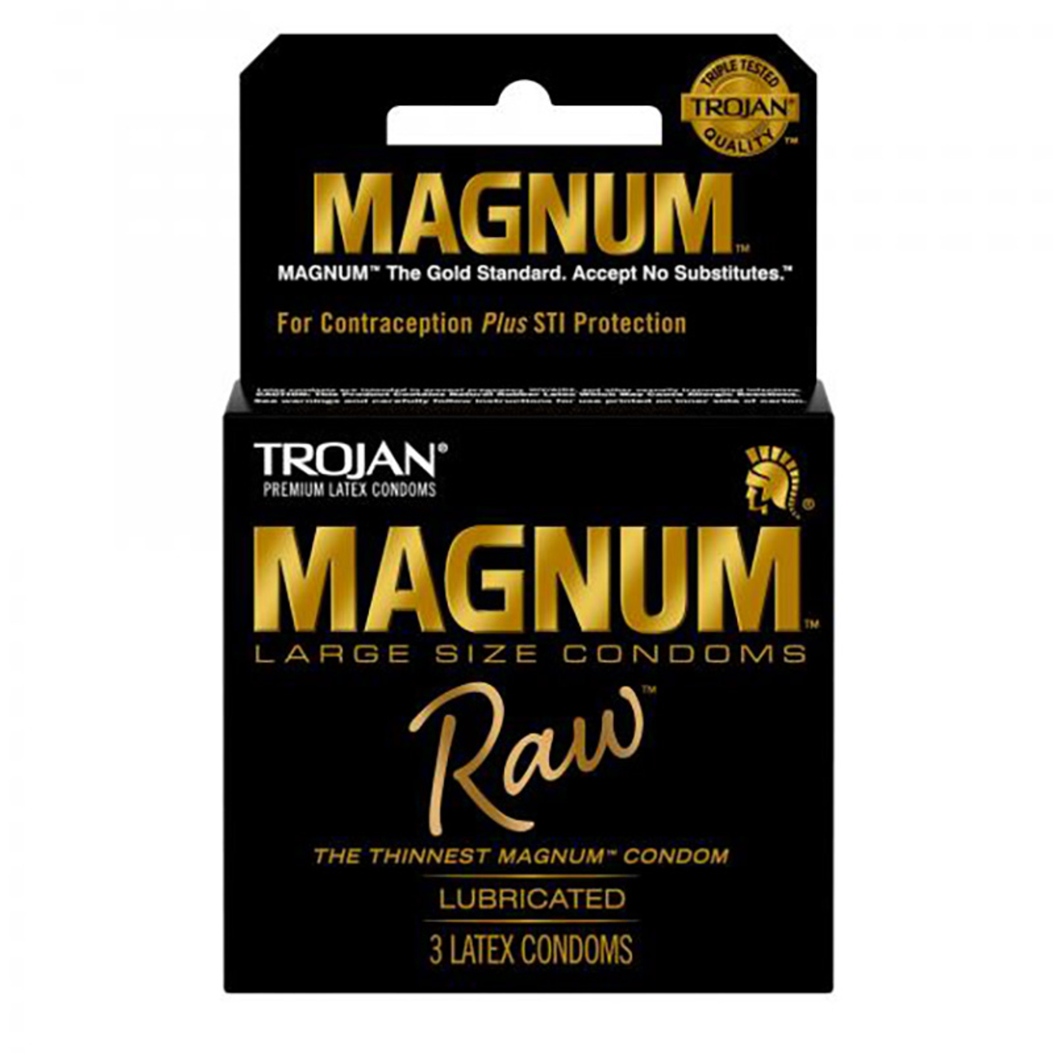 Magnum Raw Condoms Thinnest Large Condoms Trojan