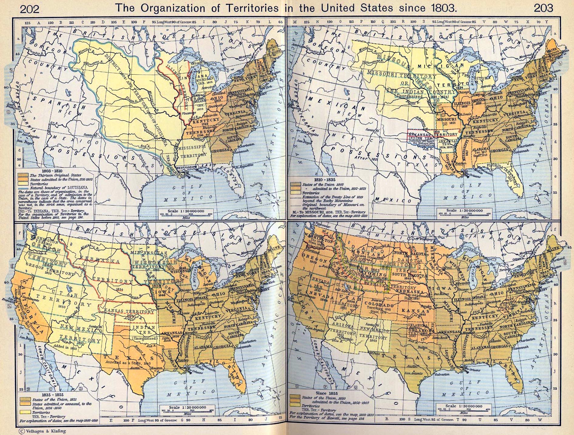 Map Of The United States 1803 Map Of The United States