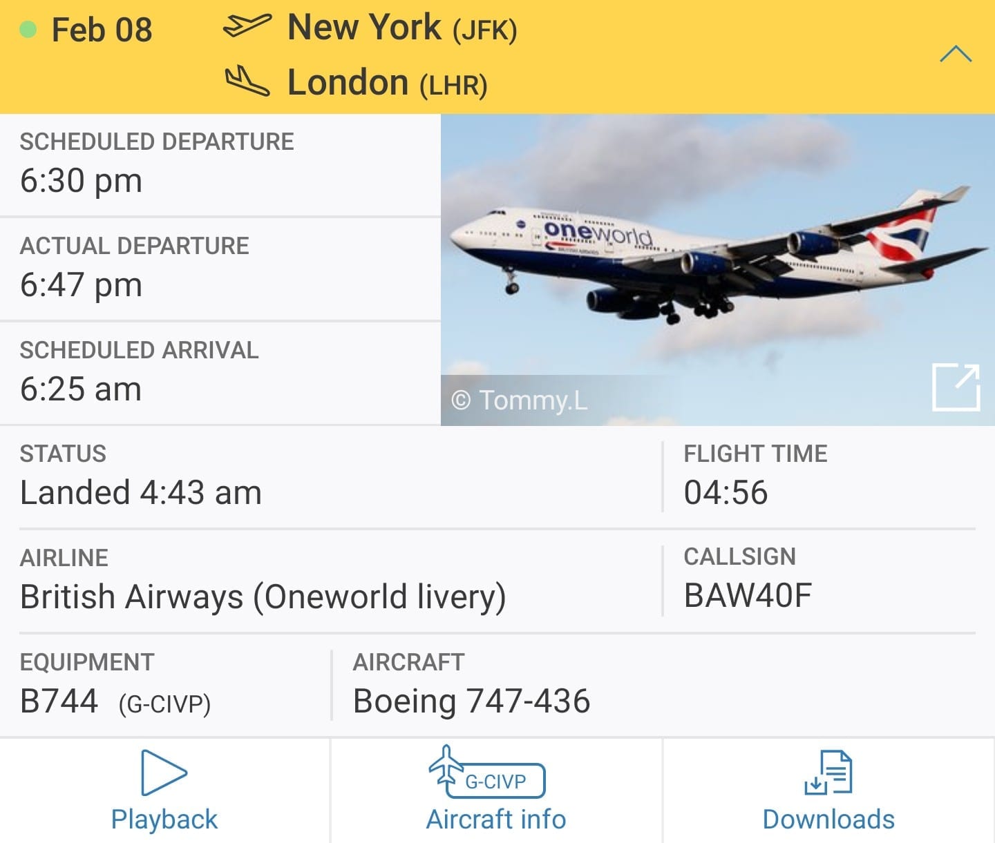 New Record Boeing 747 Flies New York To London In Under 5 Hours