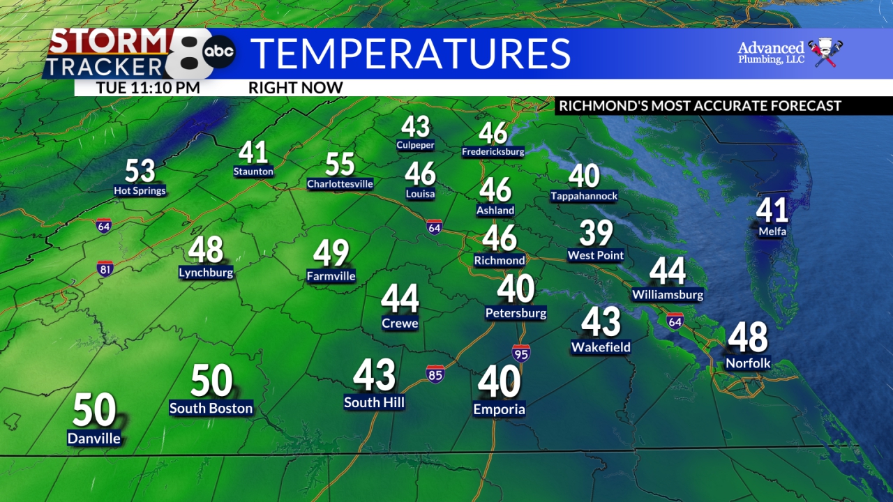 Richmond Weather Williamsburg Fredericksburg Va 8News