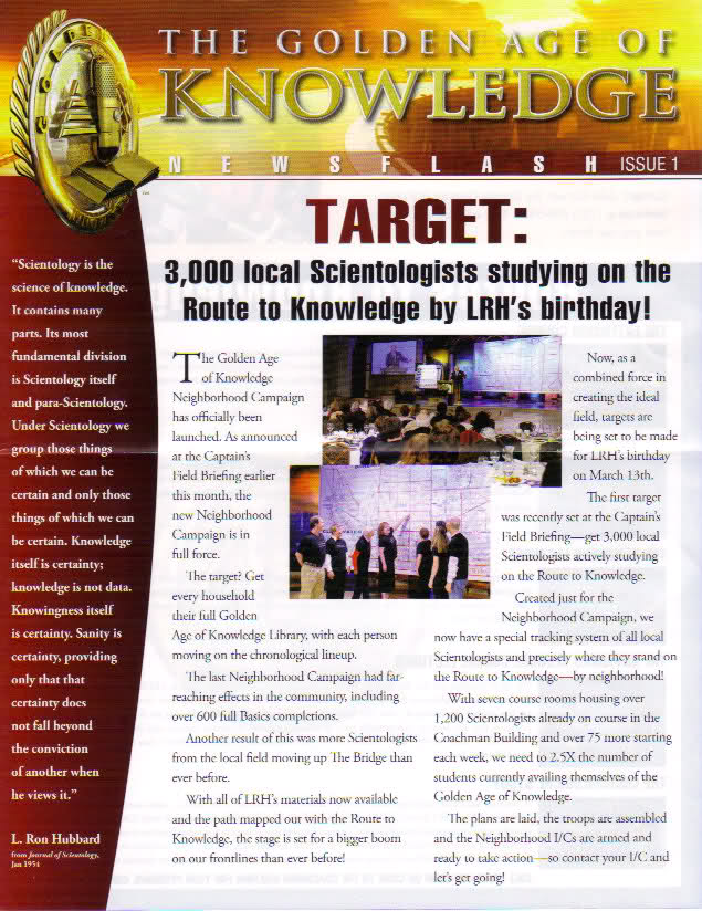 Scientology Newsletter