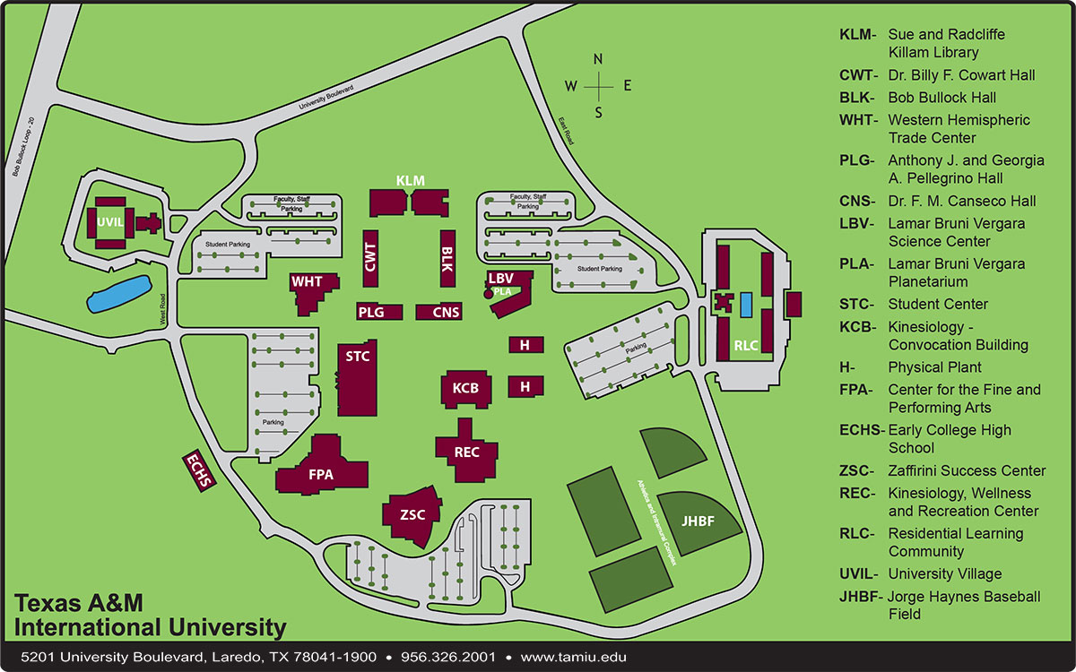 Texas A M Campus Map Us States Map