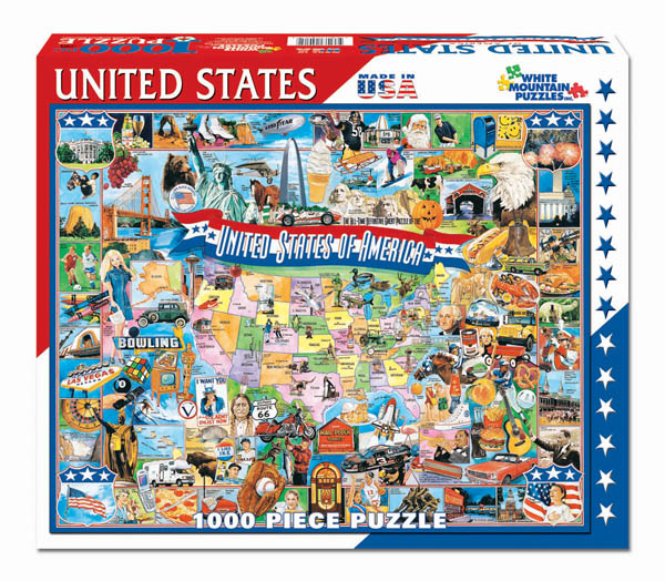 The 50 United States Of America 60 Piece Jigsaw Puzzle 2011 Lpf