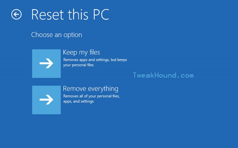 Windows 10 Backup And Recovery Options Tweakhound